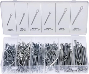 50454A Splintsortiment | 555-teilig | verzinkt Premium Qualität | Stahl S - Bild 1 von 12