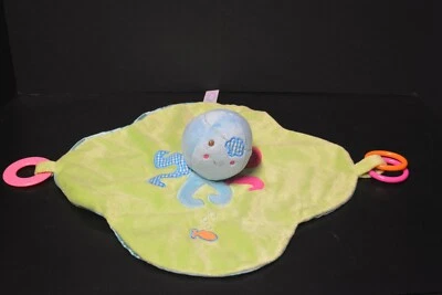 Mary Meyer Pirata Bebé Lovey Manta de Seguridad Juguete Peluche Pulpo Bucanero Verde Foto 1 de 4