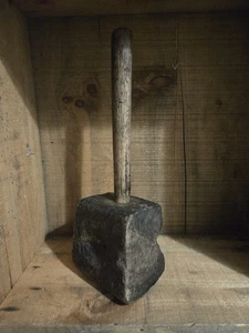 Vintage Mallet Woodworking Tool Wood Carving Mallet Antique. Awesome - Picture 1 of 12