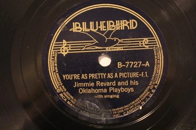 WESTERN SWING JIMMIE REVARD PLAYBOYS You're As Pretty AsAPicture BLUEBIRD 7727 E - Image 1 of 3