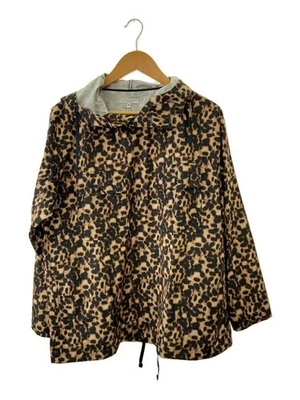 Engineered Garments Cagoule Shirt Jacket XS Beige Polyester Animal Print #EK ZGA - Image 1 of 4