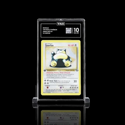 TAG 10 1st Edition Snorlax 27/64 Jungle 1999 (POP 2) - Image 1 of 4