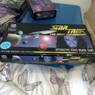 Star Trek The Next Generation Interactive Board Game MB - Vintage - Used  - Image 1 of 4