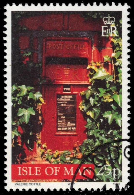 ISLE of MAN 813 - Post Boxes "Spaldrick Wall Box" (pf60445) - Image 1 of 1