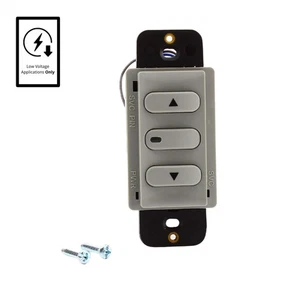 Hubbell Gray Low Voltage Dimmer Switch 0-10V Latching/Auto ON DSL010GY - Picture 1 of 4
