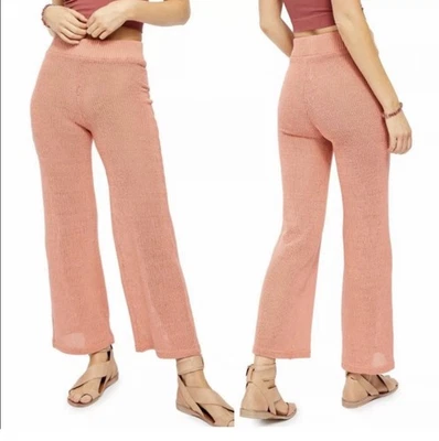 Pantalones Cortos Free People Beach FP Naranja Vibrante Tejido L Foto 1 de 4