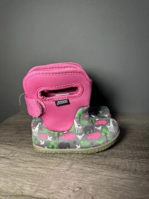Botas Bogs B-MOC Nieve Invierno Niña Impermeables Estampado Animal Talla 5 Niño Pequeño Foto 1 de 4
