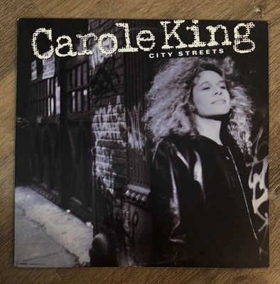 Carole King City Streets Vinyl 1989 VG+ Rare Out of Print Foto 1 de 4