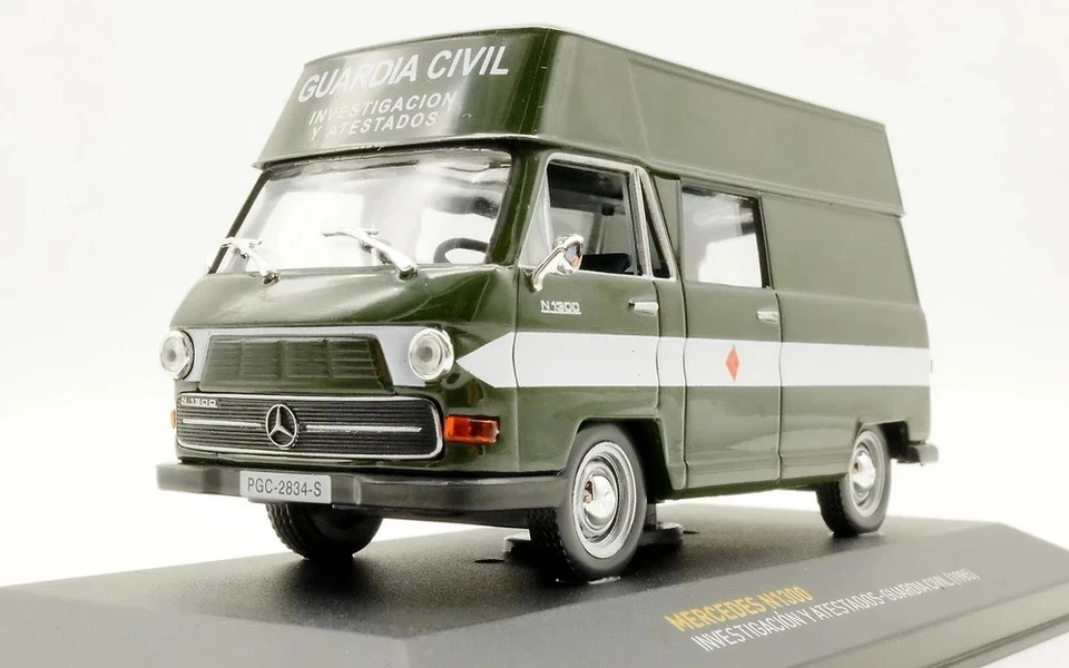 1/43 MERCEDES N1300 INVESTIGACION Y ATESTADOS GUARDIA CIVIL 1985 ALTAYA - Immagine 1 di 1