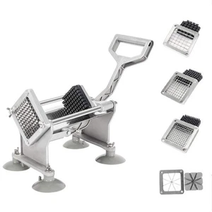 Commercial Vegetable Chopper French Fry Cutter Potato Slicer Fruit Chopper, S... - Picture 1 of 8