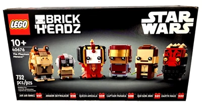 LEGO STAR WARS BRICKHEADZ:✨The Phantom Menace (40676) See Descript. ✨NEW/SEALED - Image 1 of 4