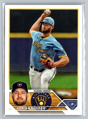 2023 Topps #323 Adrian Houser - Image 1 of 2
