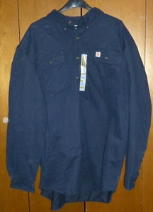 Carhartt S211 DMB Snap-Front Denim Work Shirt 4XL Regular With Free A18 Hat - Bild 1 von 4