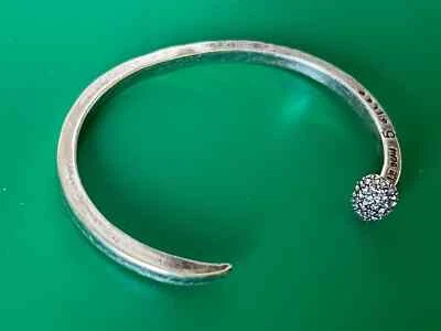 Brazalete Giles & Brother 2014 Original Flaco Cristal Railroad Spike Plateado Foto 1 de 4