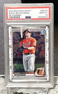 2020 Bowman Draft Chrome SP #BD154 ~ Adley Rutschman  **PSA 10 - Picture 1 of 2