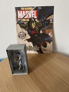 Eaglemoss Classic Marvel Figurine Collection Issue 112 "Black Knight" Boxed +Mag