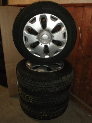 Winterräder Ford Fiesta VI Bj.2011 5,5x14 ET37,5 195/65 R14 82T Semperit Ma - Bild 1 von 4