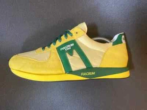 Karhu Fulcrum Star Finland vintage cw eléctrico/verde 100968 EE. UU. 12 Reino Unido 11 UE 46,5 - Imagen 1 de 8