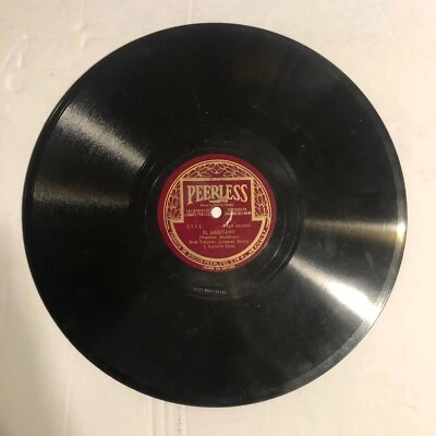 Noe Fajardo Lorenzo Bravo  Y Augustin islas Latin 78 rpm 10" El Relampago / El M - Image 1 of 2
