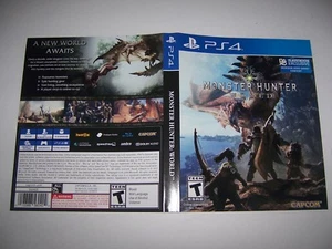 Original Replacement Case Box PlayStation 4 PS4 Monster Hunter World *NO GAME* - Picture 1 of 2