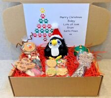 Dog Christmas Treat and Toy Gift Hamper Box Personalised Present Doggy Puppy