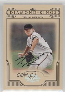 2008 Donruss Threads Diamond Kings Signatures /215 Tim Alderson #DK-18 Auto