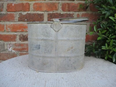 Vintage Galvanised Mop Bucket Garden Planter  (719) - Image 1 of 4