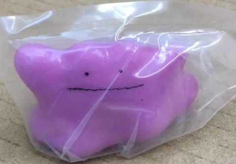 1997 Pokemon Finger Puppet Ditto Figure Gotta Catch Them All Nintendo Bandai Cover