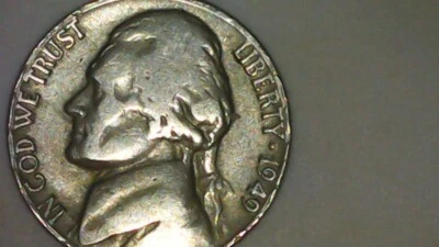 1949-D-NICKEL- OMM- "D" over "S" - Image 1 of 4