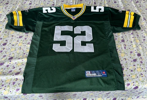 Reebok On Field NFL Green Bay Packers #52 Mathews Stitched Jersey Size 48 Cover