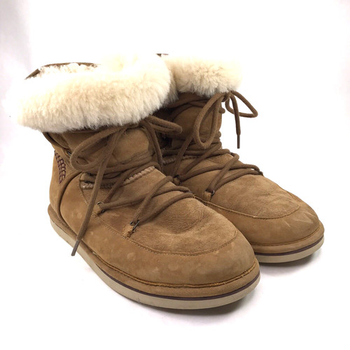 Stivali freddi invernali UGG donna 10 lodge pelle scamosciata montone 1007710