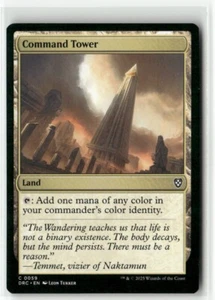 Command Tower 59 sin lámina casi nuevo MTG Commander: Aetherdrift Magic - Imagen 1 de 1