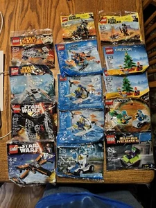 Lego Poly bag Lot 30260, 30261, Star Wars Lone Ranger, City, Mars, Joker - Picture 1 of 8