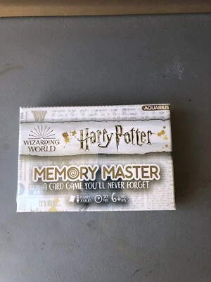 Harry Potter Memory Master Card Game 4 Players Ages 6+ New Factory Sealed WQ19 - Image 1 of 2