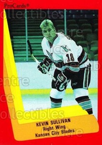 1990-91 ProCards AHL IHL #595 Kevin Sullivan