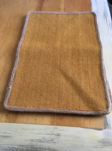 Set Of Four Woven Gold With Trim Rustic Farmhouse Placemats! Thanksgiving - Picture 1 of 2