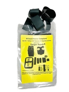 Ranger Bands® 48 anchas bandas tácticas de goma EPDM de alta resistencia equipo de supervivencia EE. UU. - Imagen 1 de 10