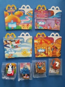 Aladdin & the King of Thieves full set of 4 McDonald's toys and boxes - Picture 1 of 13