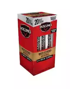 Jack Link's Original Beef Sticks, 0.92 oz., 20 pk. FREE SHPPING - Picture 1 of 6