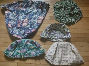 Lot of 5 New Longaberger Basket Cloth Liner Inserts Various Sizes - Picture 1 of 7