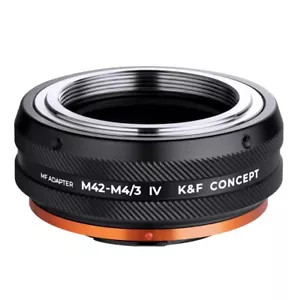 Adaptador de enfoque manual K&F Concept para lente de montaje M42 a cámara de montaje M4/3 M43 MFT - Imagen 1 de 7