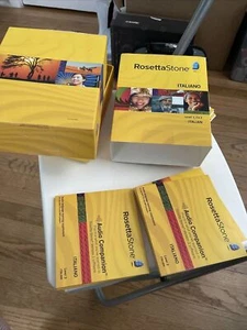 Rosetta Stone Italian Levels 1, 2, 3 Version 3 , No Headset And Cd-rom (4) - Picture 1 of 11