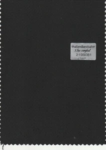 Black Suiting Fabric Best For Suit Pants Jacket Materials 5 Yards Nailhead - Picture 1 of 2