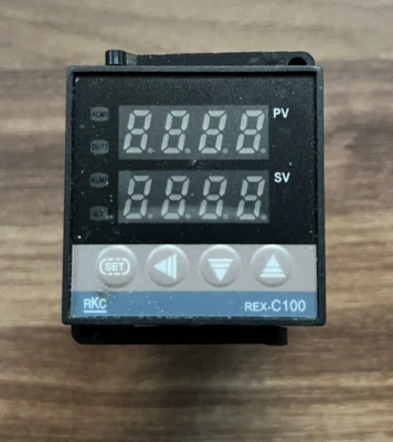 RKC REX-C100 Temperature Controller with WRN-M6 Thermocouple, New - Image 1 of 4