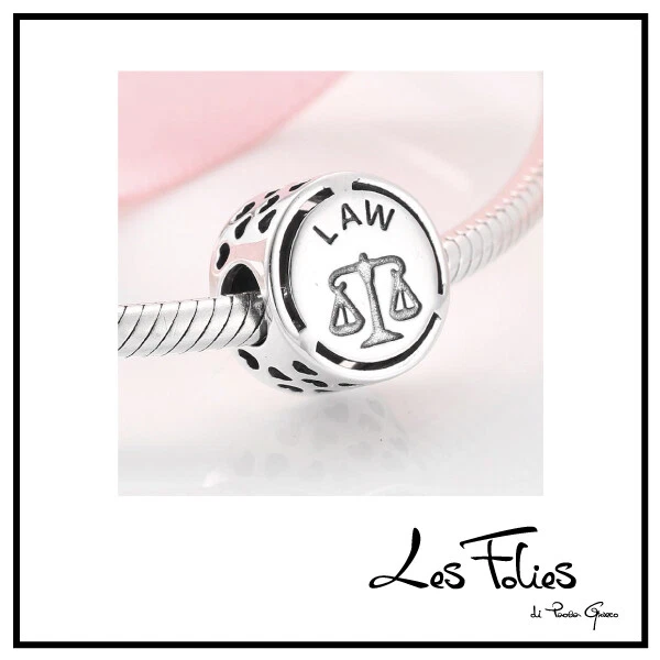 Charm del lavoro: Giurisprudenza Legge argento 925 - Les Folies - Immagine 1 di 4