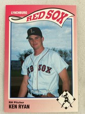 1990 Lynchburg Red Sox Sportsprint Minor League Baseball Card#21-Ken Ryan