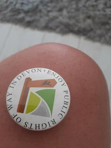 Devon Public Right Of Way Vintage badge - Picture 1 of 2