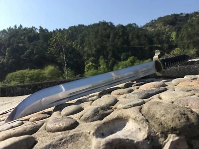 29''Chinese Ming Dynasty Imperial Guards Combating Dao 1095 Carbon Steel Sword - Image 1 of 4