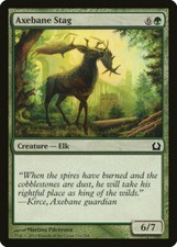 FOIL Axebane Stag | MtG Magic Return to Ravnica | English | Near Mint
