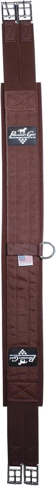 52 Inch Brown Professional Choice SMX Horse English Saddle Girth Cinch SS Buckle